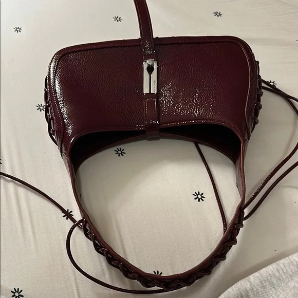 Wear Marcia Glossy Cherry Bag Red Shoulder Bag - Picture 6 of 16